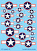 US National Insignia part 5 June 1943 to july 1943 (with red outline) TE48105