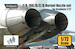 F/A18A/B/C/D Hornet F404 Engine Nozzle set (Academy) WP72071