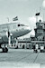 KLM Douglas DC-3 De Gier at Schiphol Airport Vintage metal poster metal sign AV0048