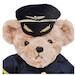 Captain Pilot Teddy Bear With Uniform 25cm  BEAR PILOT