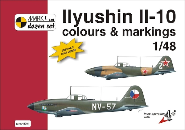 Ilyushin Il10 Colours & Markings + decals  9788086637068