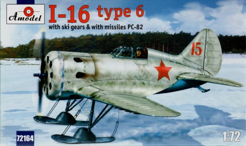 Polikarpov I16 Type 6 with Ski's and PC82 Missiles  72164