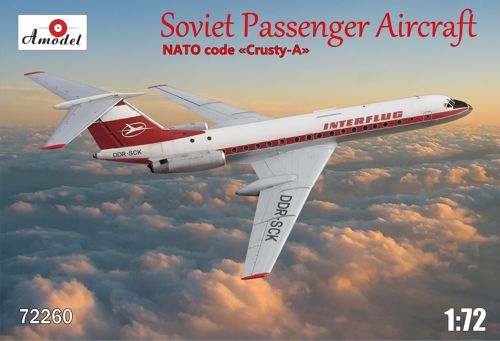 Tupolev Tu134 "Crusty A" (Interflug)  72260