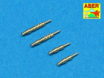 4 German barrel tips for 7,92mm MG17 aircraft machine guns  A48-003