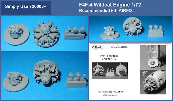 F4F-4 Wildcat Engine (Airfix)  ABK720003