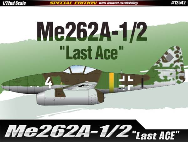 Messerschmitt Me262A-1/2 "Last Ace"  12542