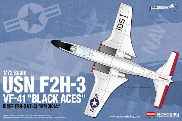 F2H-3 Banshee 'VF-41 "Black Aces"  12548