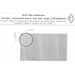 Anti Slip Surfaces (X type recessed lines 0,6 mm step 135x64mm)  ACE-A004