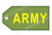 Army baggage tag TAG041