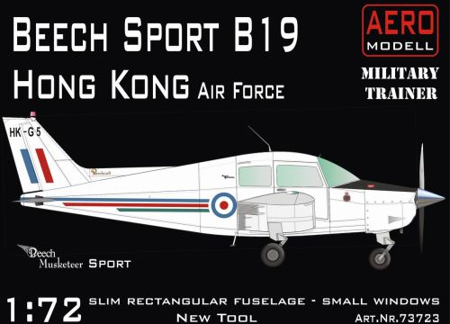 Beech Sport B19 Miltary trainer (Hong Kong Air Force) (New TOOL!)  01-73723