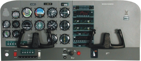 Cessna 172 Instrument Panel Construction kit  at3001