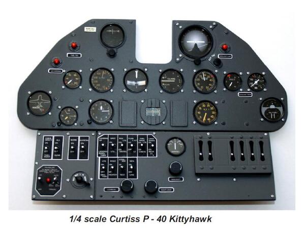 Curtiss P40N Kittyhawk Instrument Panel  RM 3029-4