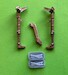 Brass undercarriage Legs for Spitfire MKIX (Airfix)  ACM-24016