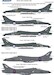 Hawker Hunter T8M Dual Conversion set with Royal Navy Decals (Airfix) Hunter T7 RAF