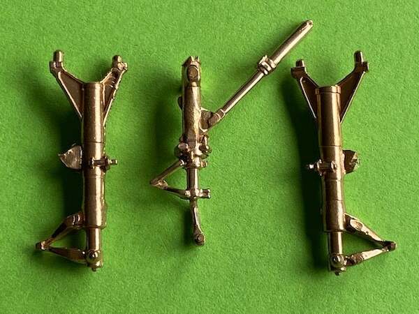 Brass undercarriage Legs for Eurofighter Typhoon (Revell)  ACM-48022