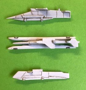Unarmed Inner and outer pylons for Phantom FG1/FGR2 (Airfix)  ACM-72001