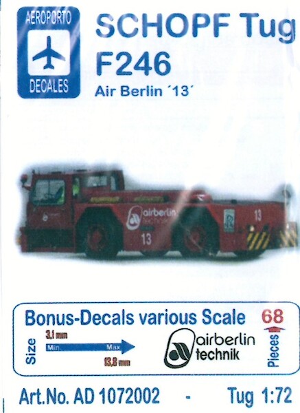 Schopf F246 Aircraft Tug  (Air Berlin "13")  Ad1072002