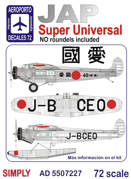 Fokker Super Universal (Japan Airlines)  Ad5507227