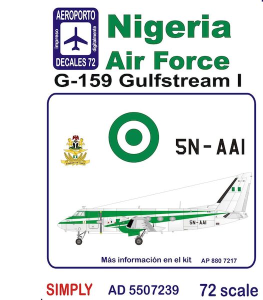 Grumman G-159 Gulfstream I (Nigeria AF)  AD5507239