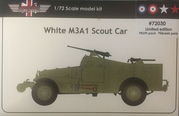 White M3A1 Scout car (Great Britain/France) Profipack  AGB72030