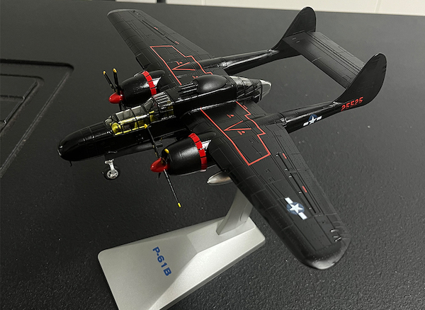 P61B Black Widow USAAF, Midnight Belle "6th Night Fighter Squadron"  AF1-0090G