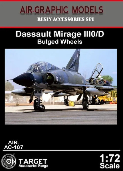 Dassault Mirage III Bulged Wheel set  AIR.AC-187