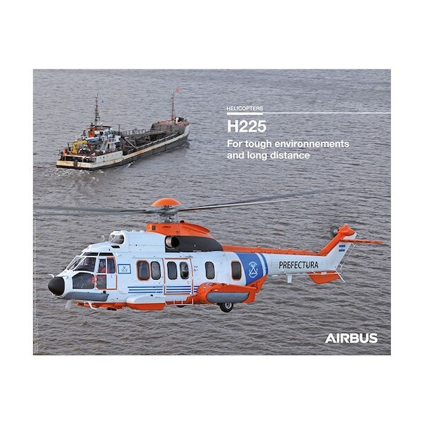 Airbus H225M helicopter poster (Prefectura Argentina)  H225M