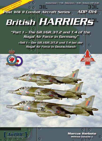 British Harriers Part 1 the Harrier GR.1/GR.3/T.2 and T.4 of the RAF in Germany  9783935687140