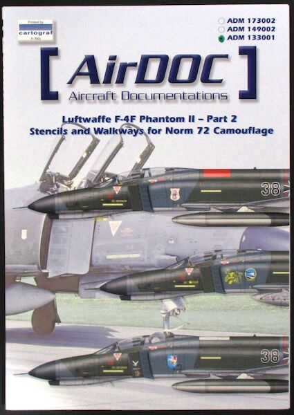 Luftwaffe F4F Phantom II Part 2 stencils and walkways for Norm 72 camouflage  ADS133001