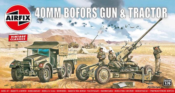 Bofors 40mm Gun & Tractor  02314V