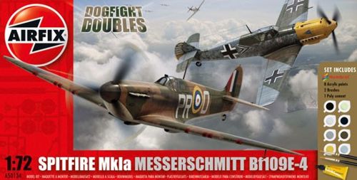 Dogfight Doubles: Supermarine Spitfire MKIa / Messerschmitt BF109E gift  set  (SPECIAL OFFER  - WAS EURO32,95)  A50135