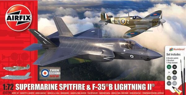 Then and now: Supermarine Spitfire MKVc / F35B Lightning gift  set  A50190