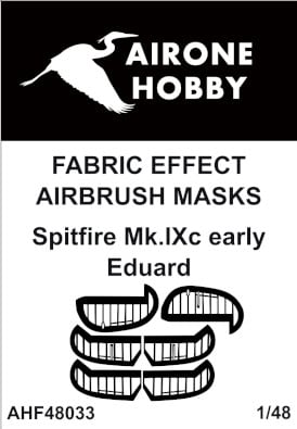 Fabric effect Airbrush masks Spitfire MKIXc early (Eduard)  AHF48033