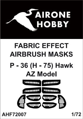 Fabric Effect Airbrush Masks Curtiss P36 (H75) Hawk (AZ Model)  AHF72007