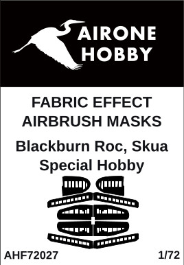 Fabric effect Airbrush masks Blackburn Skua, Roc (Special Hobby)  AHF72027