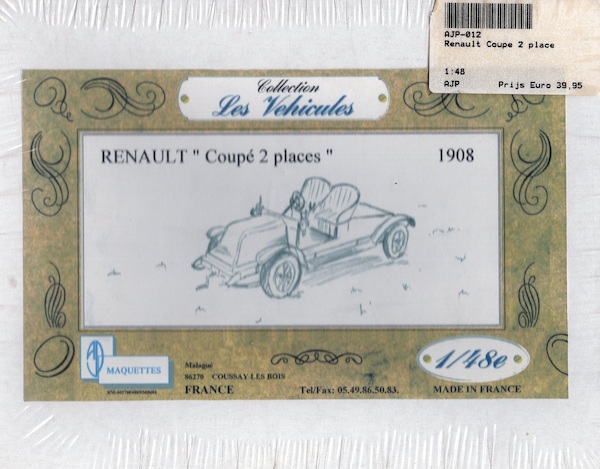 Renault Coupe 2 place  AJP-012