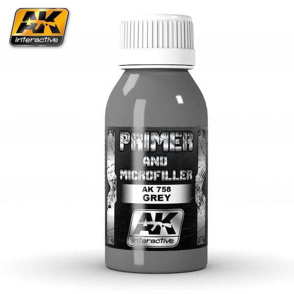 Primer and Micro filler : Grey  AK758