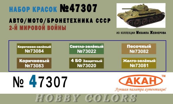 USSR Auto-Moto-Armored vehicles (WW2) colours  47307