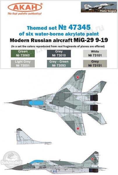 Modern Russian Aircraft: MiG29 9-19  47345