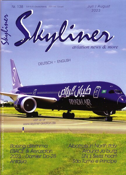 Skyliner, Aviation News & More Nr. 138 Juli/August 2023  SKYLINER 138