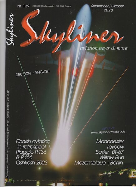 Skyliner, Aviation News & More Nr. 139 September- October 2023  SKYLINER 139