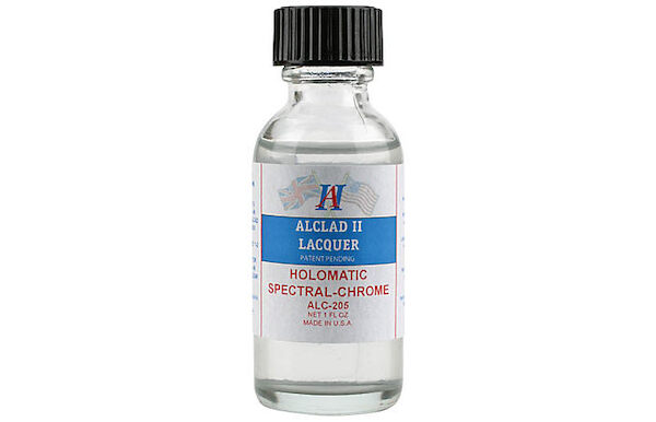 Alclad II Lacquer "Holomatic Spectral Chrome prismatic finish" Spray paint only!  ALC-205