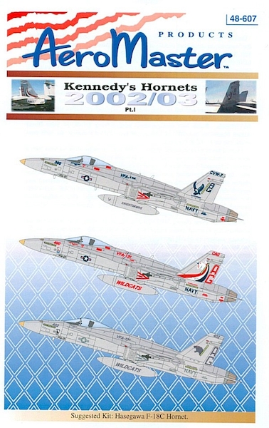 Kennedy`s F18 Hornets 2002/3 Pt I (VFA131,VFA136)  AMD48-607