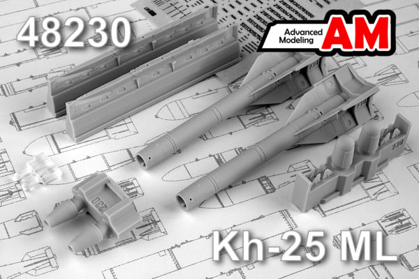 Kh-25ML Short range Modular Missile (AS12 Kegler) (2)  AMC48230