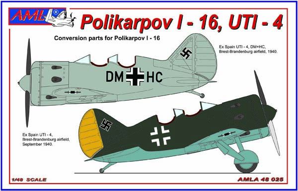 Polikarpov I-16, UTi-4 Dual (Luftwaffe)  AMLA4825