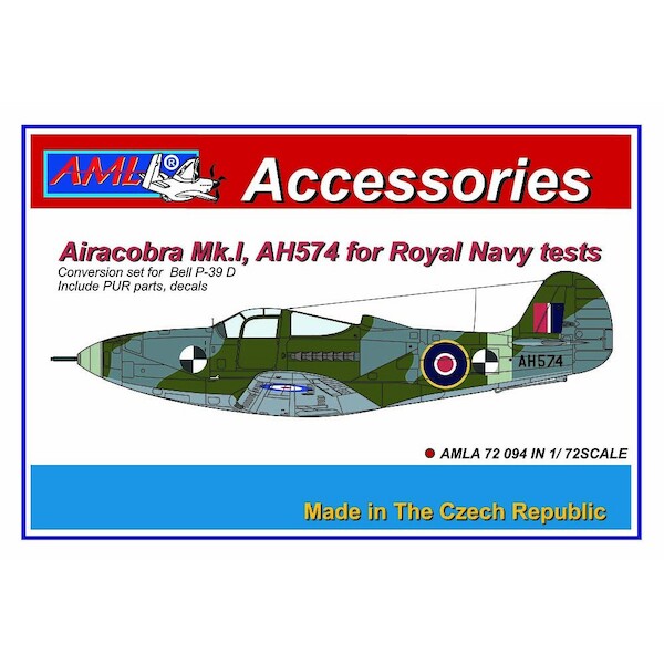 Bell Airacobra MKI (AH574 for Royal Navy Tests) (Special hobby P39D)  AMLA72094