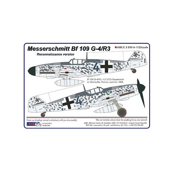 Messerschmitt BF109G-4/R3 recce version  AMLC32-030
