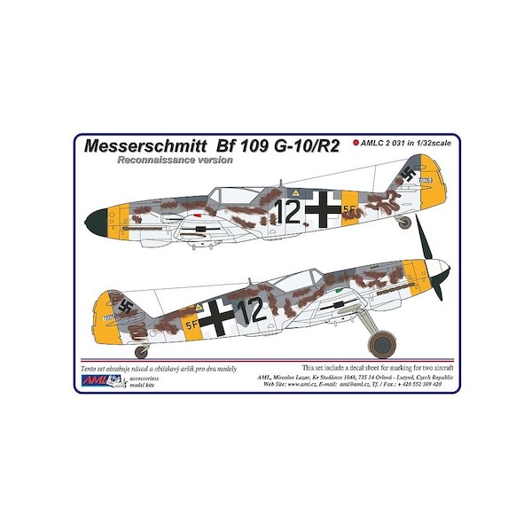 Messerschmitt BF109G-10/R2 recce version  AMLC32-031