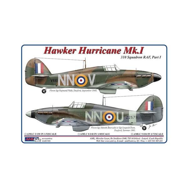 Hawker Hurricane MK1  Czechoslovak pilots of 310sq RAF part 1)  AMLC32-033