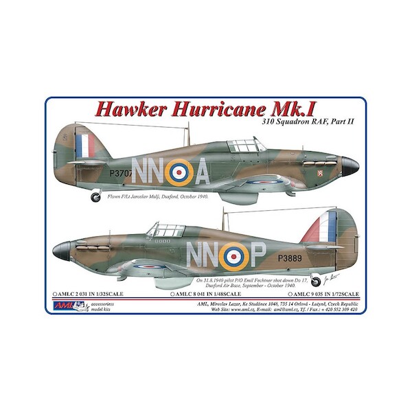 Hawker Hurricane MK1  Czechoslovak pilots of 310sq RAF part 2)  AMLC32-034